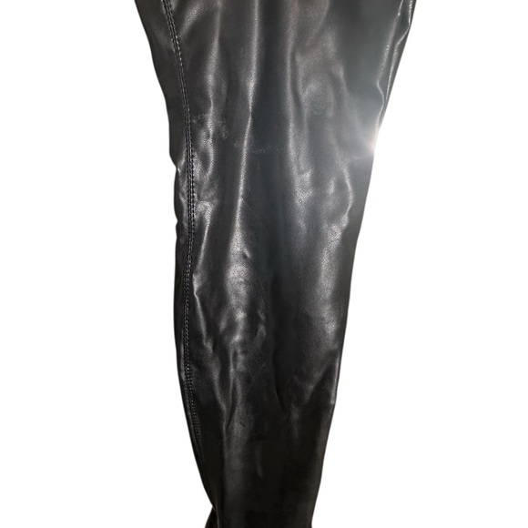 AKIRA Black Over the Knee Boots - Picture 2 of 3